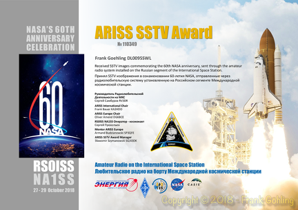 2018-11-31 ARISS-SSTV Award-110349